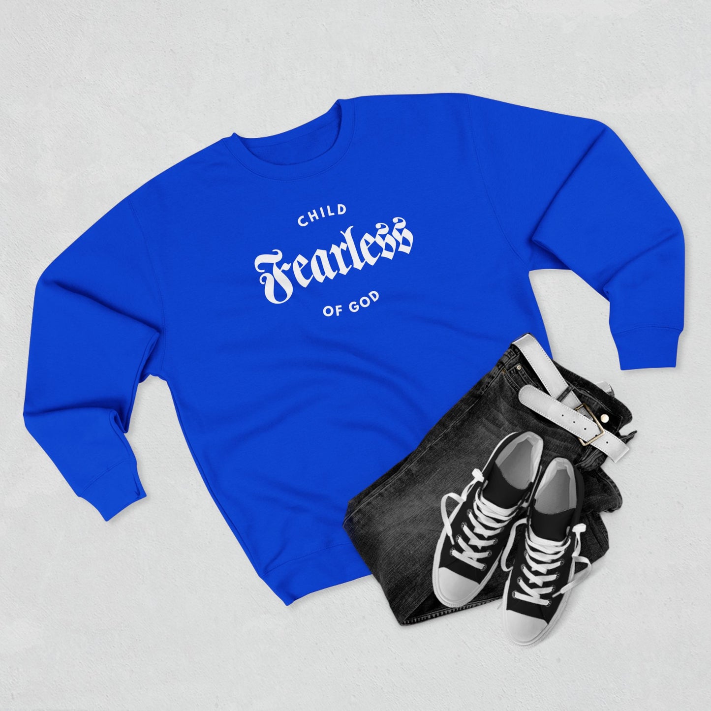 Fearless Child of God – Women's Premium Sweatshirt