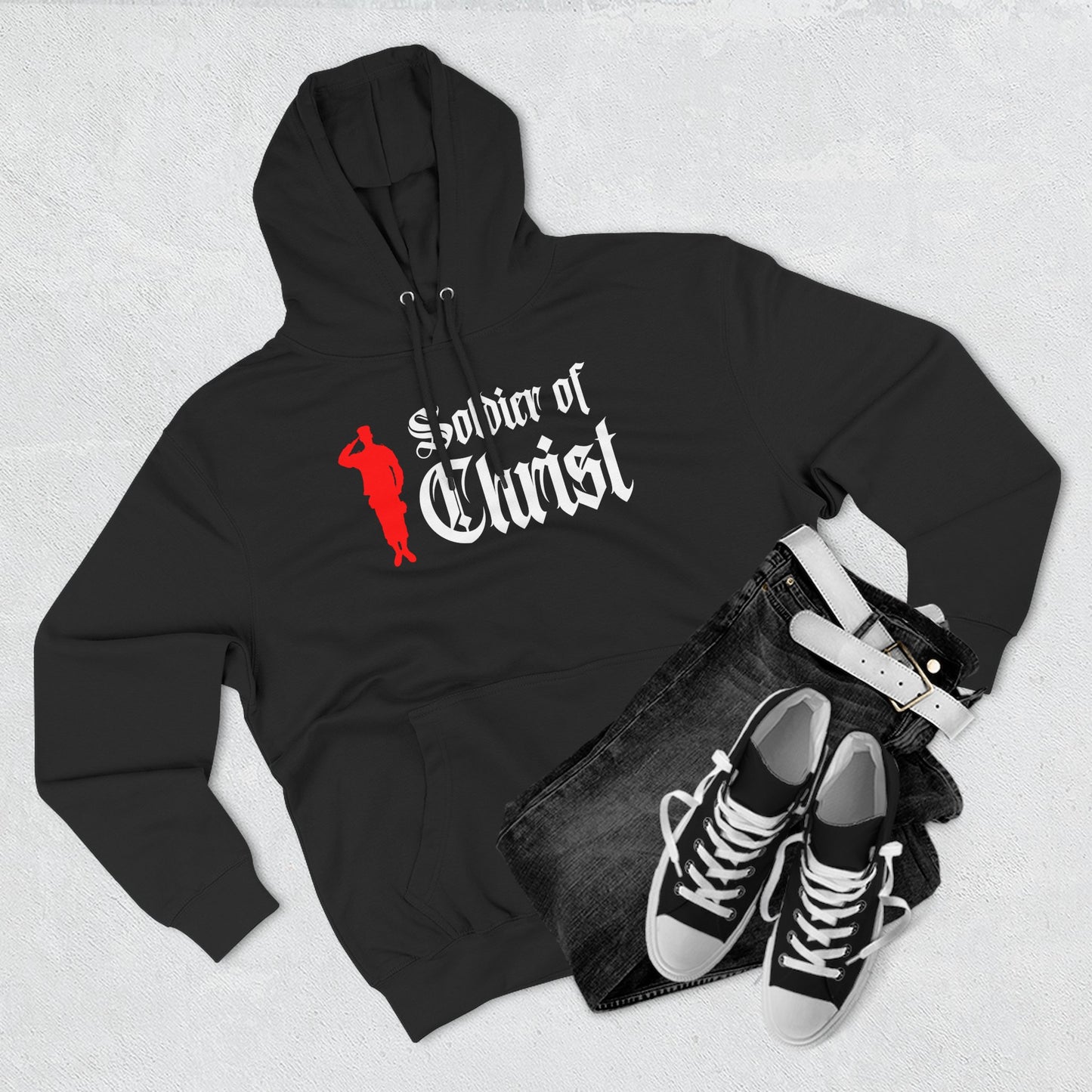 Soldier of Christ - Men's Premium Hoodie