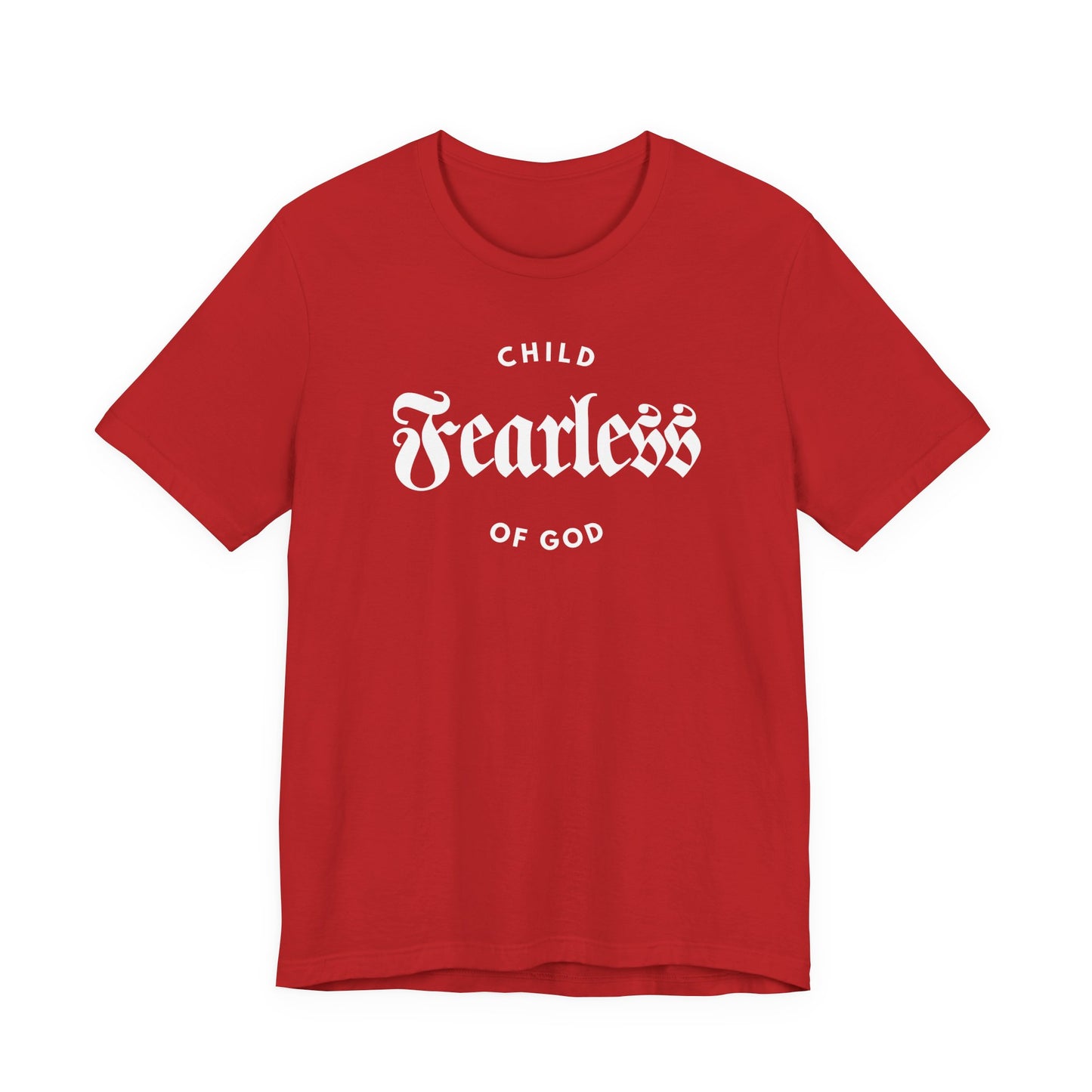 Fearless Child of God – Mens Christian T-Shirt