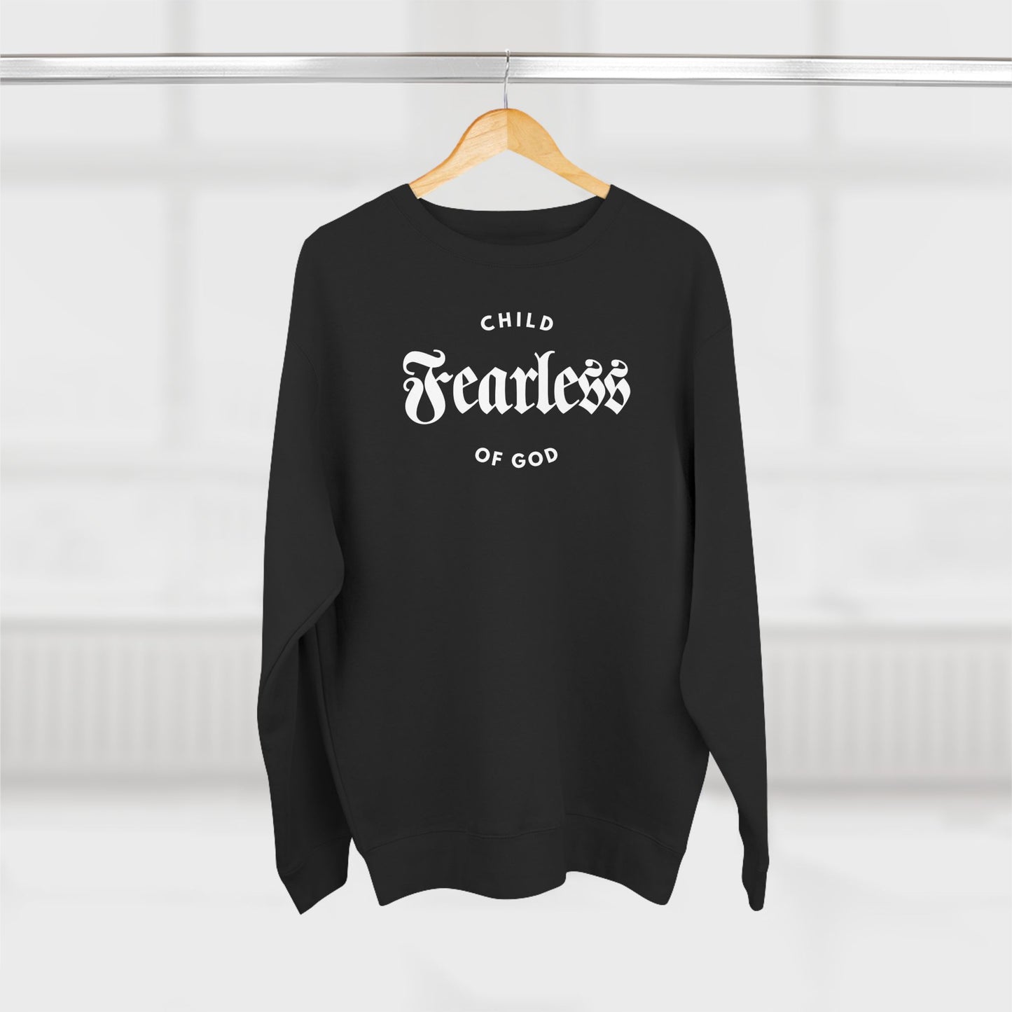 Fearless Child of God – Women's Premium Sweatshirt