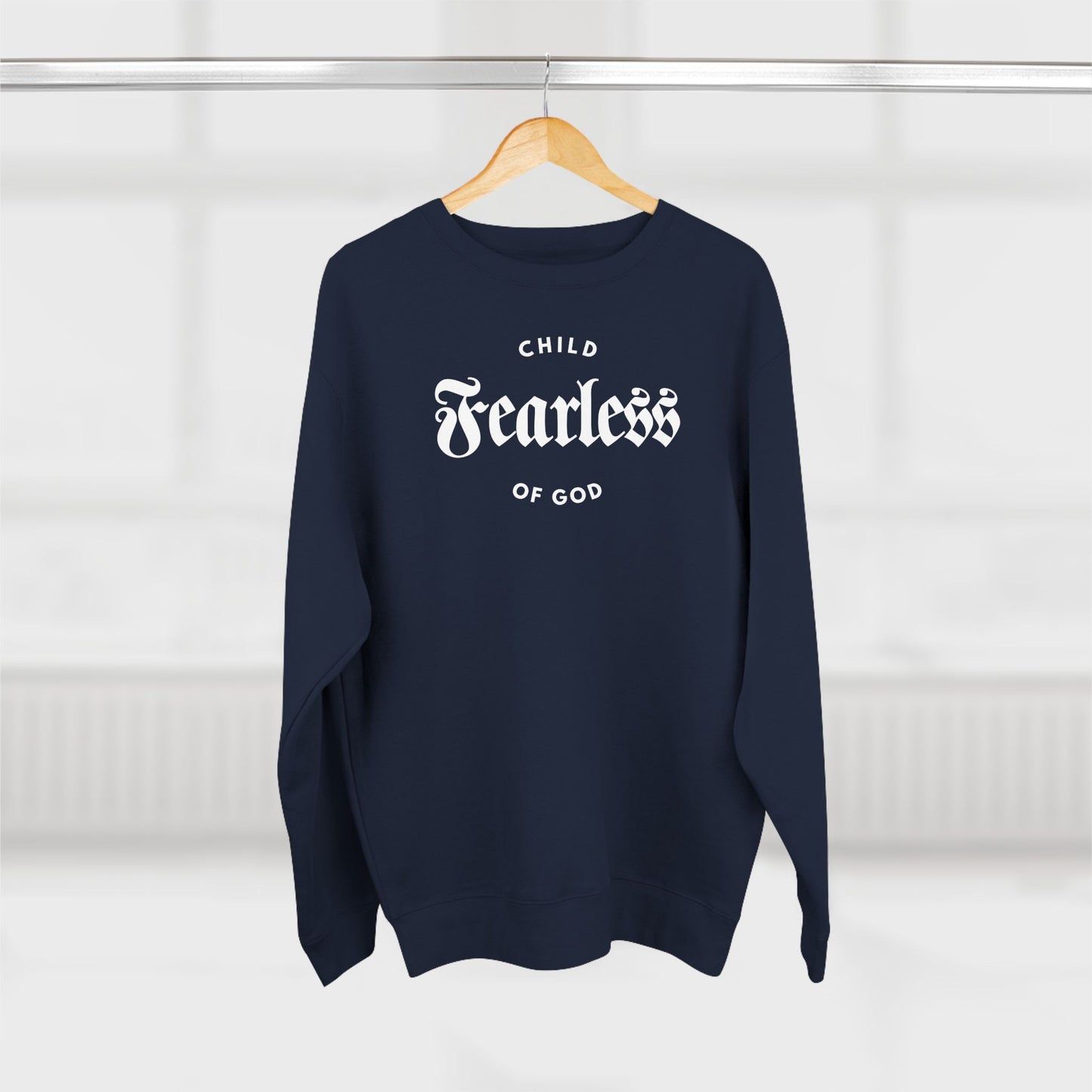 Fearless Child of God – Women's Premium Sweatshirt