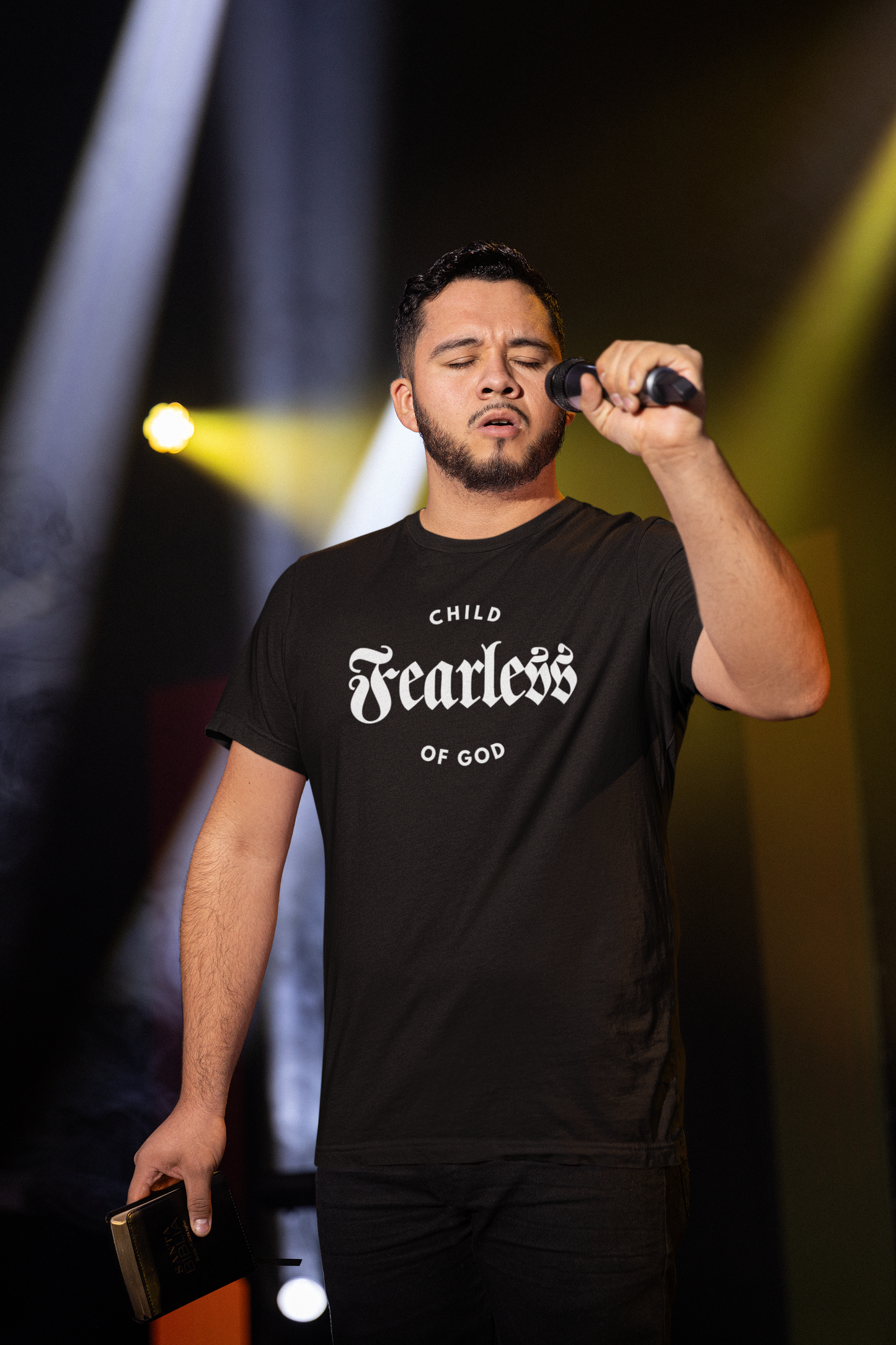 Fearless Child of God – Mens Christian T-Shirt