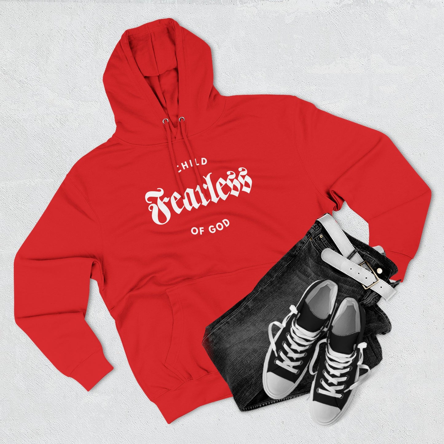 Fearless Child of God - Women's Premium Hoodie