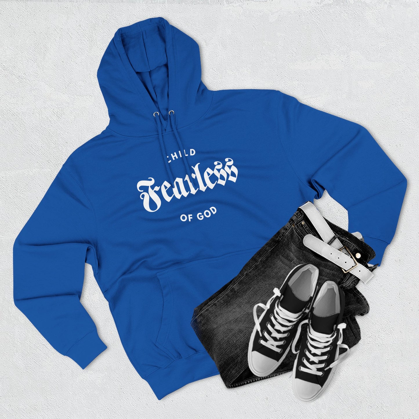 Fearless Child of God - Men's Premium Hoodie