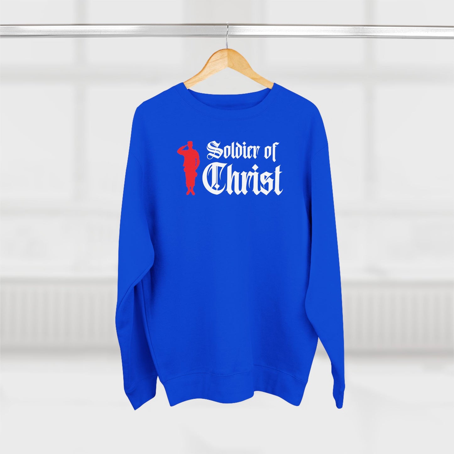 Soldier of Christ – Mens Premium Sweatshirt