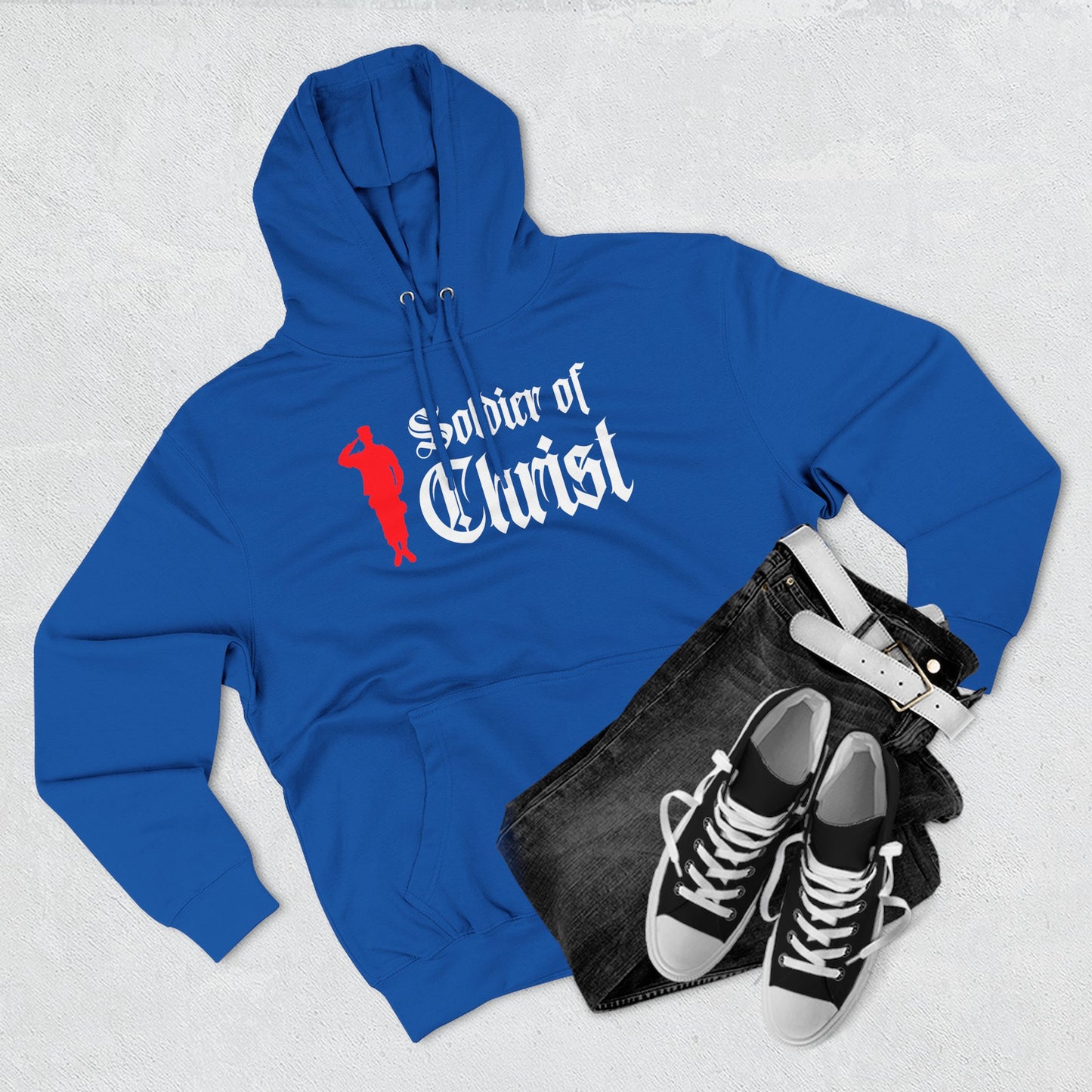 Soldier of Christ - Men's Premium Hoodie