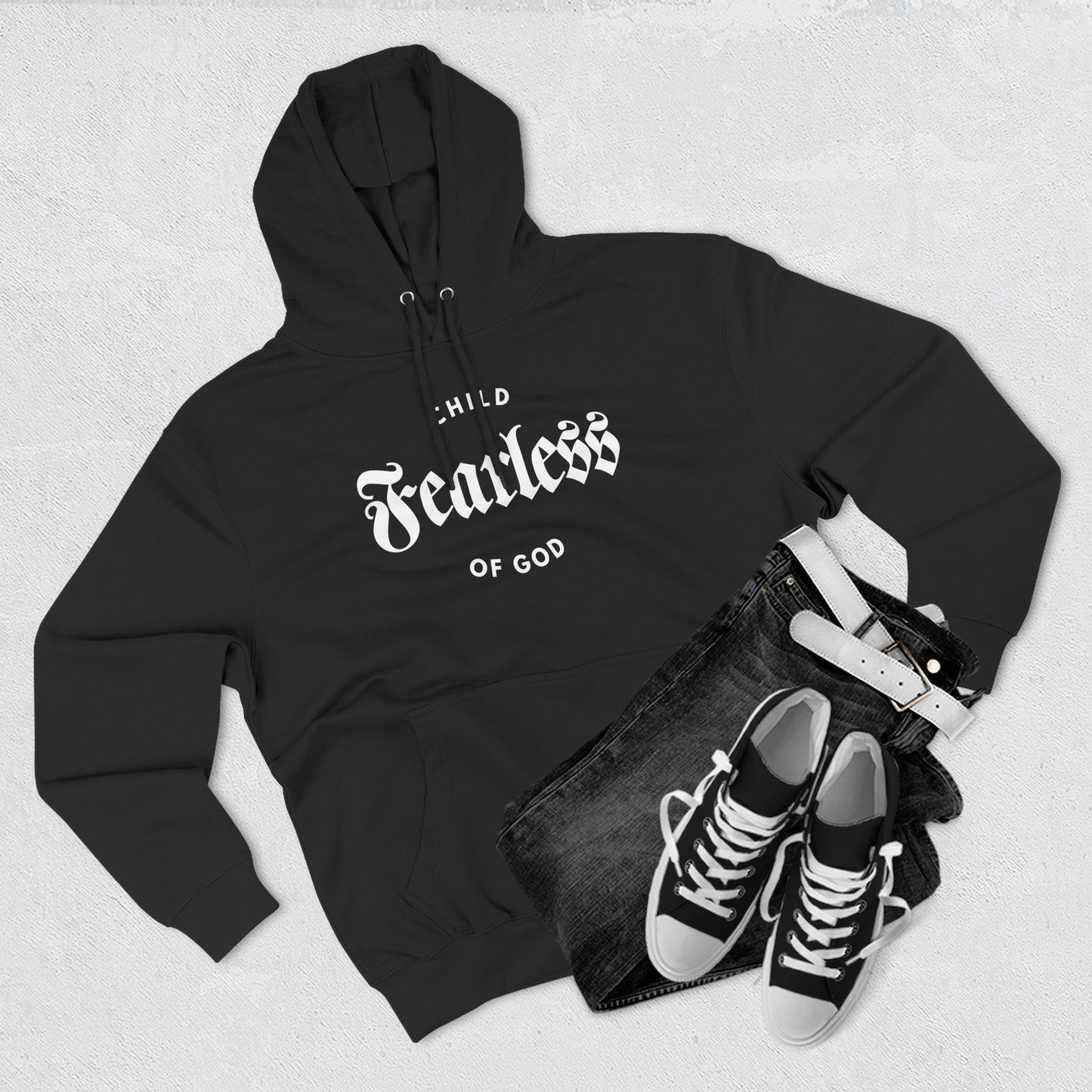 Fearless Child of God - Women's Premium Hoodie