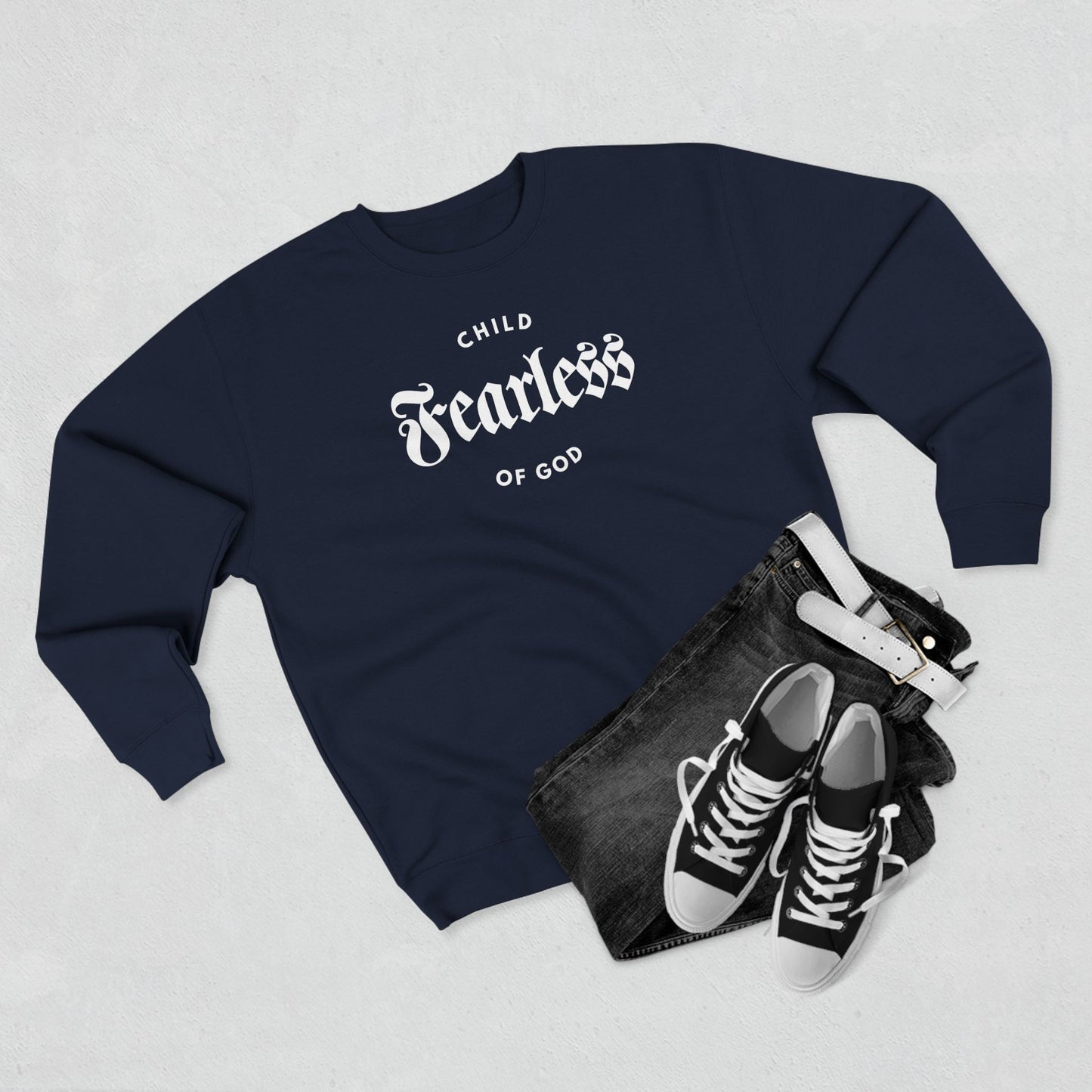 Fearless Child of God  – Women's Premium Sweatshirt