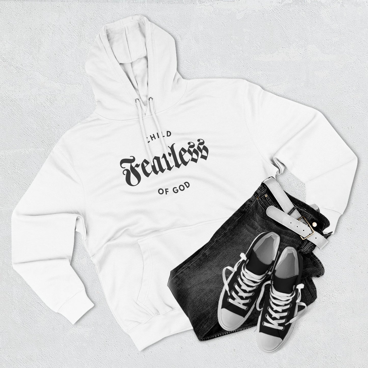 Fearless Child of God - Women's Premium Hoodie