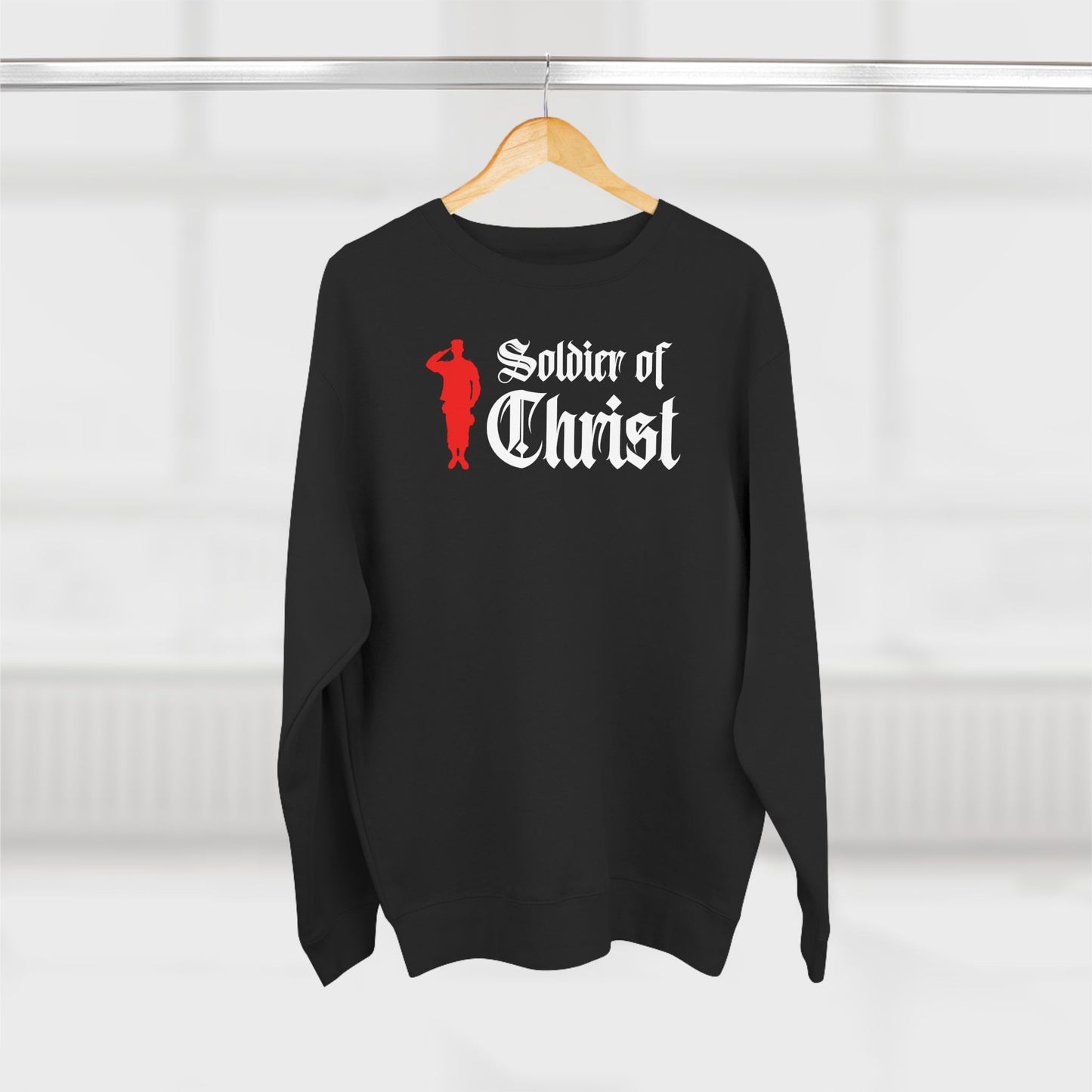 Soldier of Christ – Mens Premium Sweatshirt