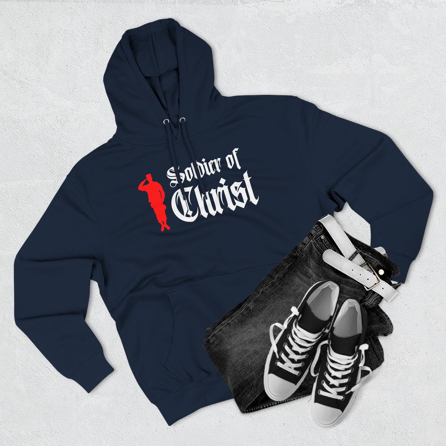 Soldier of Christ - Men's Premium Hoodie