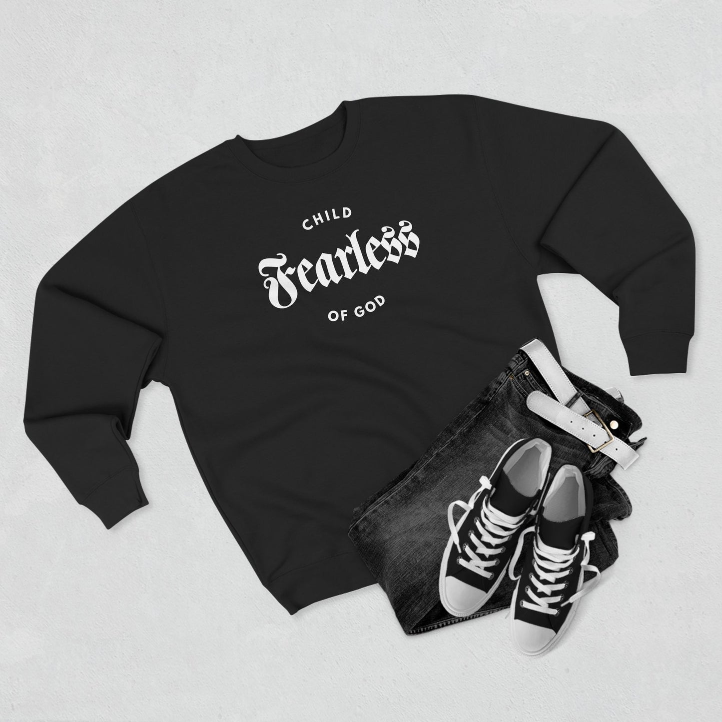 Fearless Child of God  – Women's Premium Sweatshirt