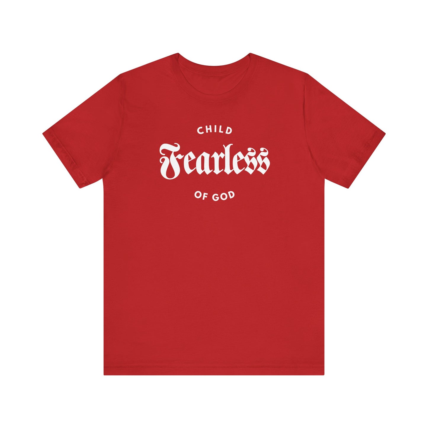 Fearless Child of God – Mens Christian T-Shirt