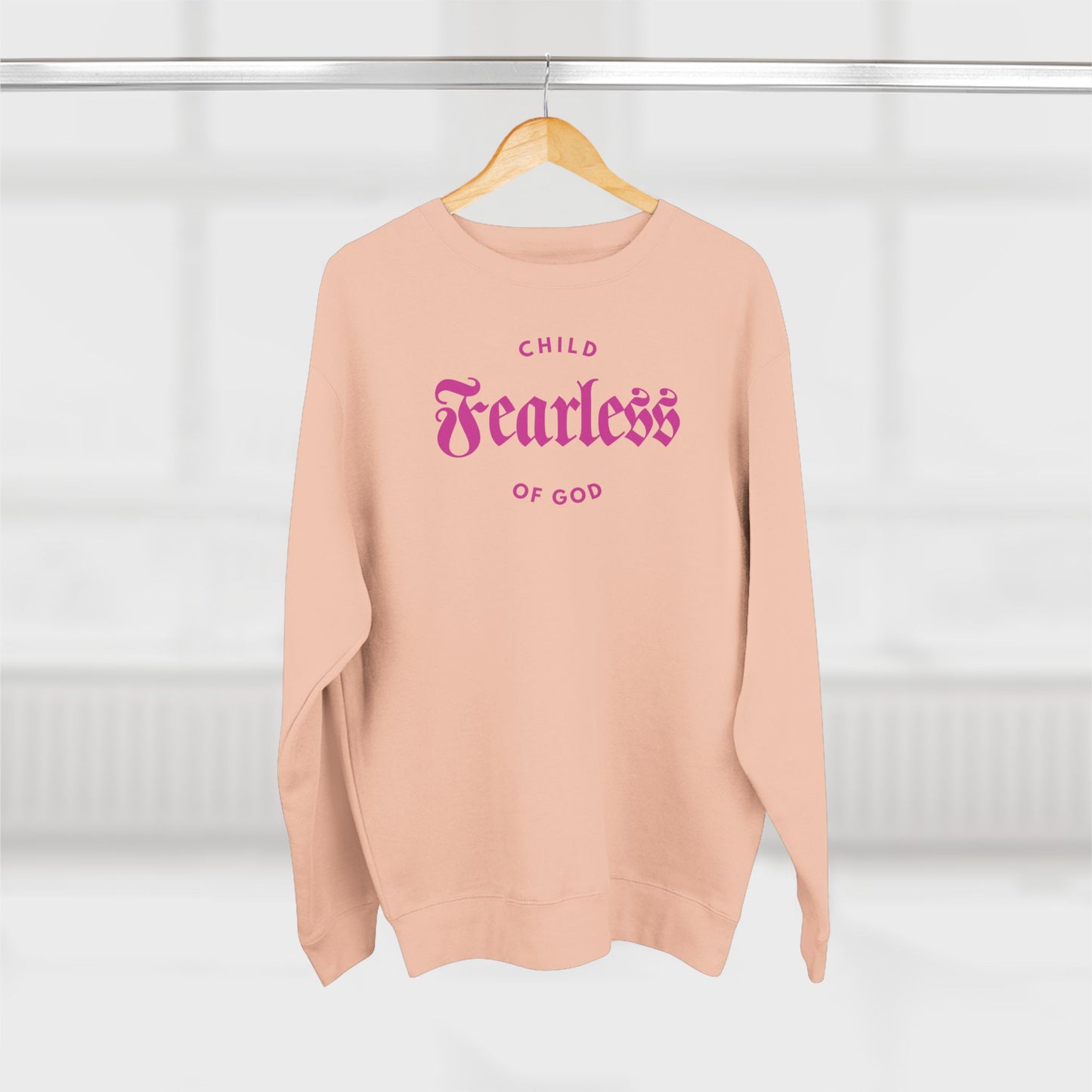 Fearless Child of God  – Women's Premium Sweatshirt