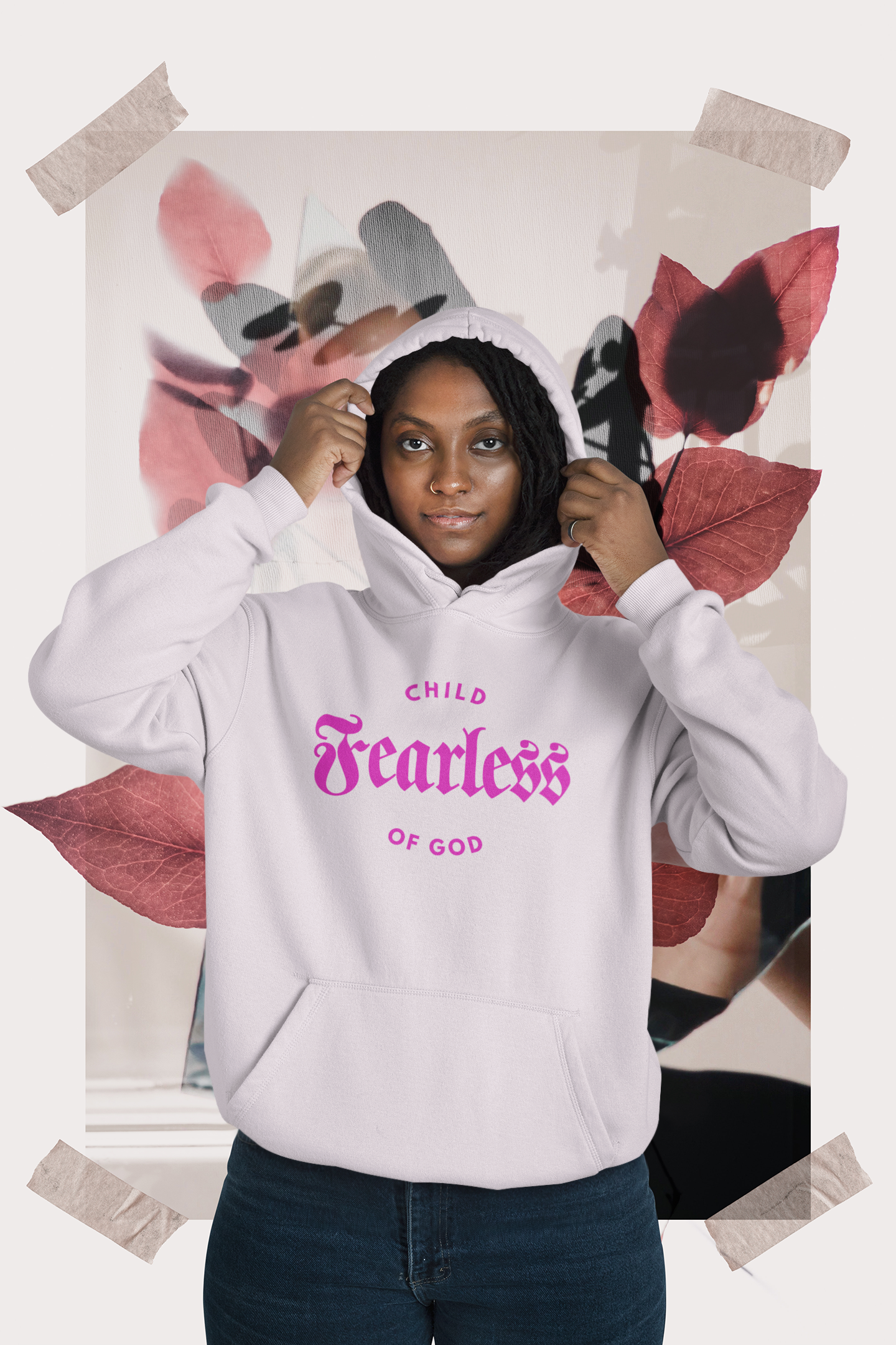 Fearless Child of God - Women's Premium Hoodie