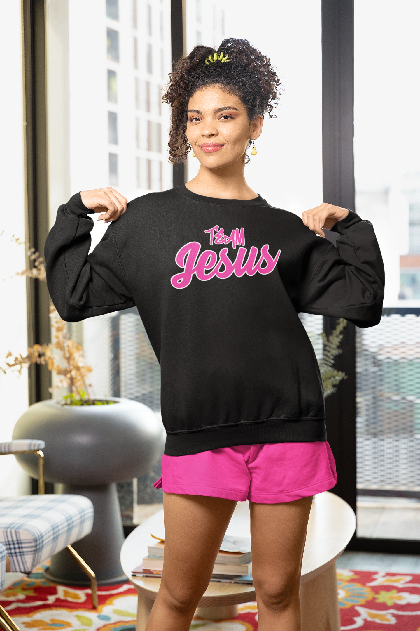 Team Jesus - Women's Premium Sweatshirt