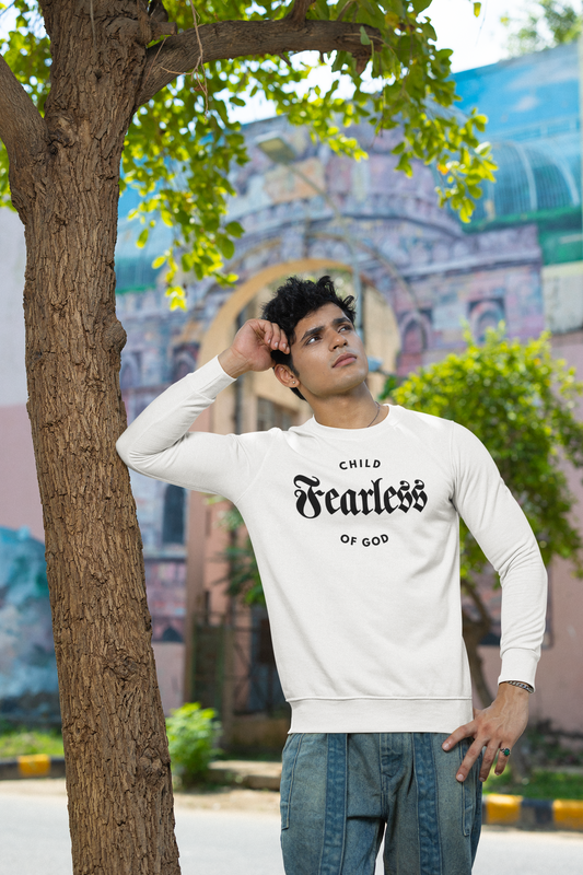 Fearless Child of God  – Mens Premium Sweatshirt
